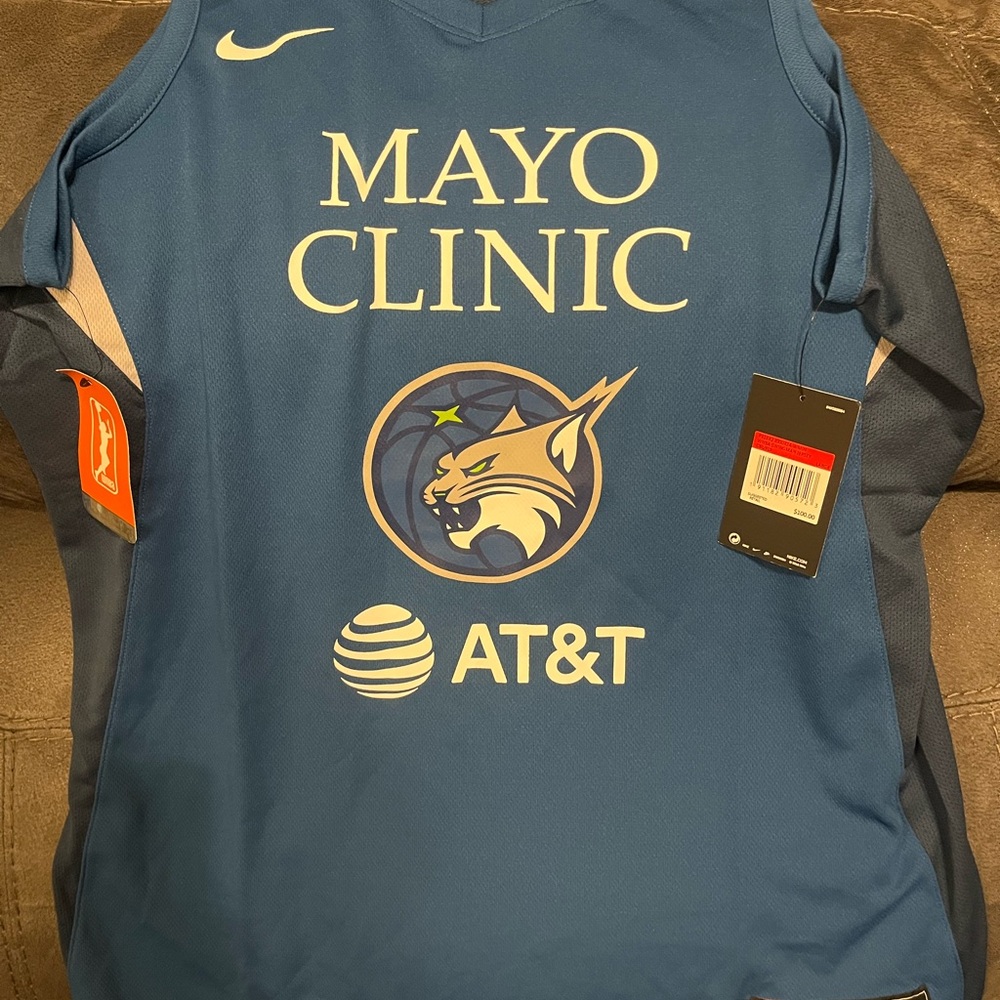WNBA Seimone Augustus Blue Nike Swingman Basketball Jersey Minnesota Lynx 🏀 #33